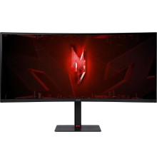 Монитор/ ACER XV345CURV3bmiphuzx 34'', ZeroFrame, Curved 1000R Black, 21:9, VA, 3440x1440, 1 / 0,5ms, 300cd, 180Hz, 1xHDMI(2.0) + 1xDP(1.4) + 1xType-C(65W) + Audio out + USB 2.0x2+USB-B(2up 2down), Speakers 3Wx2, FreeSync Premium, HDR 10, H.Adj. 110, Delt