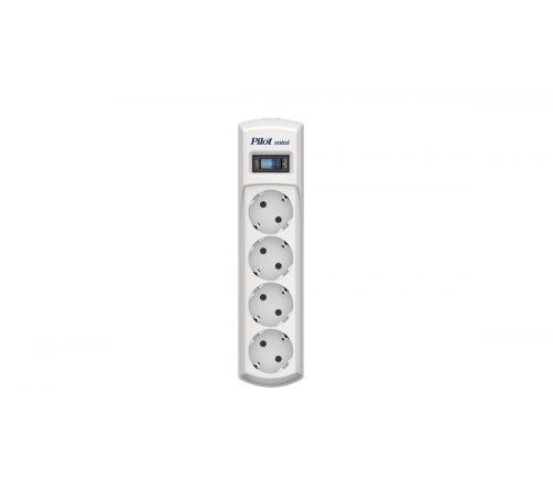 Сетевой фильтр Pilot Mini 4 розетки (евро с заземлением), 10А/2.2кВа, автомат, 3 м/ Surge protector Pilot Mini 4 euro outlets, 10A / 2.2kVt, automatic circuit-breaker, 3 m Сетевой фильтр Pilot Mini 4 розетки (евро с заземлением), 10А/2.2кВа, автомат, 3 м/ Surge protector Pilot Mini 4 euro outlets, 10A / 2.2kVt, automatic circuit-breaker, 3 m