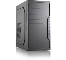 Корпус с блоком питания 450Вт./ Case Foxline FL-733R, mATX, 2x5.25EXT, 2x3.5EXT, 5x3.5INT, 2xUSB3.0, 2xUSB2.0, HDA, w/o FAN, w/450W ATX PSU, w/1.2m EU pwr cord