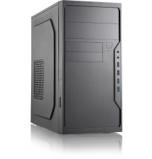Корпус с блоком питания 450Вт./ Case Foxline FL-733R, mATX, 2x5.25EXT, 2x3.5EXT, 5x3.5INT, 2xUSB3.0, 2xUSB2.0, HDA, w/o FAN, w/450W ATX PSU, w/1.2m EU pwr cord