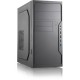 Корпус с блоком питания 450Вт./ Case Foxline FL-733R, mATX, 2x5.25EXT, 2x3.5EXT, 5x3.5INT, 2xUSB3.0, 2xUSB2.0, HDA, w/o FAN, w/450W ATX PSU, w/1.2m EU pwr cord