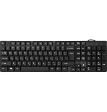 Defender Проводная клавиатура Accent SB-720 RU,черный,компактная USB