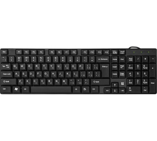 Defender Проводная клавиатура Accent SB-720 RU,черный,компактная USB Defender Проводная клавиатура Accent SB-720 RU,черный,компактная USB