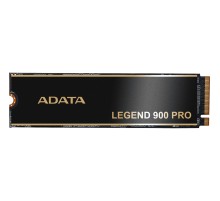 Твердотельный накопитель/ ADATA SSD LEGEND 900 PRO, 4000GB, M.2(22x80mm), NVMe 1.4, PCIe 4.0 x4, 3D NAND, R/W 7400/6500MB/s, IOPs н.д./н.д., TBW 2400, DWPD 0.3 (5 лет)