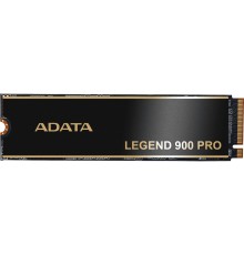 Твердотельный накопитель/ ADATA SSD LEGEND 900 PRO, 4000GB, M.2(22x80mm), NVMe 1.4, PCIe 4.0 x4, 3D NAND, R/W 7400/6500MB/s, IOPs н.д./н.д., TBW 2400, DWPD 0.3 (5 лет)