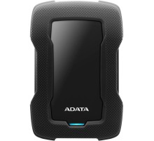 Внешний жесткий диск/ Portable HDD 2TB ADATA HD330 (Black), Silicone, USB 3.2 Gen1, 133x89x16mm, 190g /3 года/