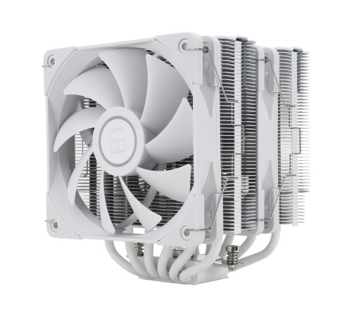 Кулер для процессора/ CPU Cooler Thermalright Peerless Assassin 120 White (4-pin PWM, 157mm, Ni/CU, 6x6mm, 2x120mm, 66.17CFM, 25.6dBA, 1550RPM, S: 1700, 1200, 20XX, 115X, AM5, AM4)