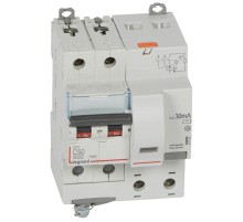 Автоматический выключатель дифференциального тока DX3 6000, 10 кА, тип характеристики С, 2П, 230В~, 50А, тип AС, 30 мА, 4 модуля