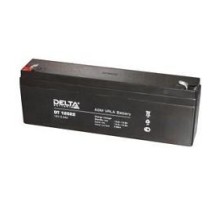 Батарея DELTA серия DT, DT 12022, напряжение 12В, емкость 2.2Ач (разряд 20 часов),  макс. ток разряда (5 сек.) 44А, макс. ток заряда 0.66А, свинцово-кислотная типа AGM, клеммы F1, ДxШxВ 179х35х61мм., вес 0.94кг., срок службы 5 лет./ Battery DELTA series D