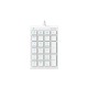 Клавиатура проводная Dareu LK22 White (белый), цифровой блок (Numpad)