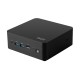 Мини ПК/ Cubi NUC 1M-052BRU  Intel Core 5 120U(1.4Ghz)/Gb/noDVD/BT/WiFi/war 1y/0.625kg/Black/noOS + no KB+M