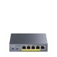 Коммутатор/ 5-Port 10/100/1000M PoE+ Switch 60W, 5 10/100/1000M ports with 4POE+ Ports Unmanaged Switch with UL power adapter IEEE802.3af / IEEE802.3at, Watchdog, 60W External