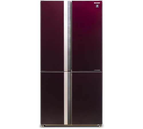 Холодильник Sharp/ 183x89.2x77.1 см, объем камер 394+211, No Frost, морозильная камера снизу,темно-бордовый Холодильник Sharp/ 183x89.2x77.1 см, объем камер 394+211, No Frost, морозильная камера снизу,темно-бордовый