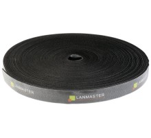  Хомут-липучка TWT шириной 20 мм, 30 м, черный