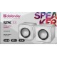 Defender#1 Акустическая 2.0 система SPK 33 белый, 5 Вт, питание от USB