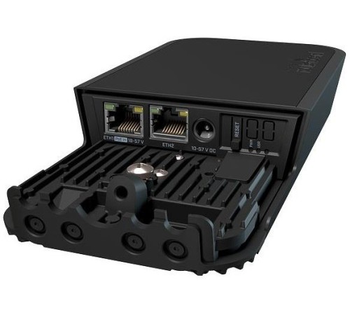 Точка доступа MikroTik wAP ac with 4 cores x 710MHz CPU, 128MB RAM, 2x Gbit LAN, built-in 2.4Ghz 802.11b/g/n Dual Chain wireless, built-in 5GHz 802.11an/ac Dual Chain wireless, RouterOS L4, black outdoor enclosure,