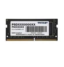 Оперативная память Patriot SL DDR4 32GB 3200 MHz SO-DIMM SINGLE 1*32GB CL22 22-22-22-52 1.2V