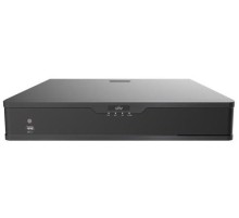  Uniview Видеорегистратор IP 16-ти канальный 4K с 16 PoE портами; Входящий поток на запись до 320Мбит/с; Поддерживаемые форматы сжатия: Ultra 265/H.265/H.264; Запись: разрешение до 4K; HDD: 4 SATA3 до