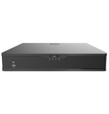  Uniview Видеорегистратор IP 16-ти канальный 4K с 16 PoE портами; Входящий поток на запись до 320Мбит/с; Поддерживаемые форматы сжатия: Ultra 265/H.265/H.264; Запись: разрешение до 4K; HDD: 4 SATA3 до