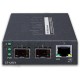 GT-1205A медиа конвертер/ 1-Port 10/100/1000Base-T - 2-Port Gigabit SFP Switch/Redundant Media Converter