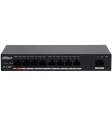 8-портовый неуправляемый коммутатор с РоЕ, Порты: 8 RJ45 10/100Мбит/с PoE/PoE+ 1 RJ45 10/100/1000Мбит/с uplink; мощность PoE: порт 1 до 60Вт порты 28 до 30Вт суммарно до 96Вт; питание: 53В DC