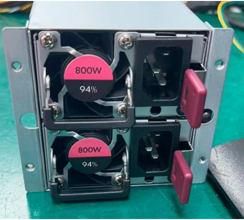 Серверный блок питания/ Server power supply Qdion Model PSR2-0800-D P/N:8300800PSR0001 2U Redundant 800W Efficiency 91+, Cable connector: C14 [R2A-DV0800-N-B/99RADV0800I1170118]