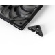 Вентилятор для корпуса ID-COOLING TF-9215-K 92x92x15мм (80шт./кор, PWM, 4pin, черный, резиновые углы, 800-2800об/мин)  BOX