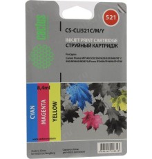 -/ Картридж струйный Cactus CS-CLI521C голубой (8.4мл) для Canon MP540/MP550/MP620/MP630/MP640/MP660
