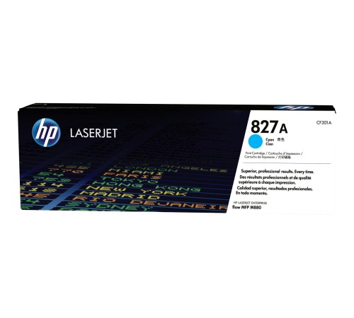 Тонер-картридж/ HP 827A Cyan LaserJet Toner Cartridge Тонер-картридж/ HP 827A Cyan LaserJet Toner Cartridge