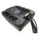 ИБП SPD-1100U LCD, линейно-интерактивный, цифровой дисплей, 1100 ВA, 605 Вт, 4 евророзетки с резервным питанием, 4 евророзетки с фильтрацией, USB, защита RJ45/RJ11, батарея свинцово-кислотная 12В 9Ач, ШхГхВ 285х232х103мм, 7.8 кг/ UPS SPD-1100U LCD, line