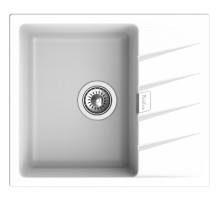 Кухонная мойка RIVELATO RIVELATO Мойка RAUM 58  1-чаша 580*500мм, монтаж: врезной, материал: кварц, цвет: иней