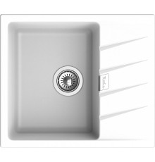 Кухонная мойка RIVELATO RIVELATO Мойка RAUM 58  1-чаша 580*500мм, монтаж: врезной, материал: кварц, цвет: иней