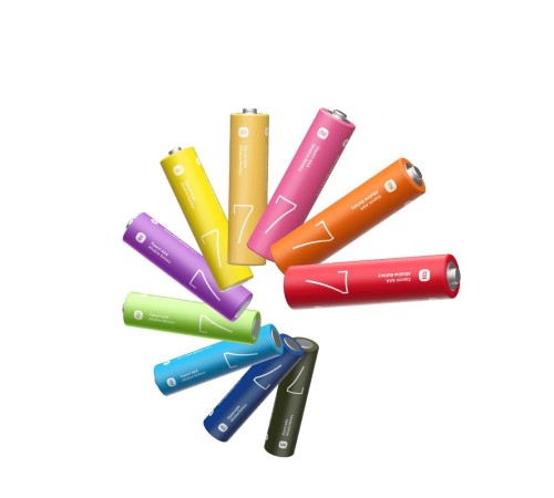 Батарейки щелочные Xiaomi AA Rainbow Batteries (10 Count) LR6 (BHR5393GL) (Вскрытая упаковка) Батарейки щелочные Xiaomi AA Rainbow Batteries (10 Count) LR6 (BHR5393GL) (Вскрытая упаковка)