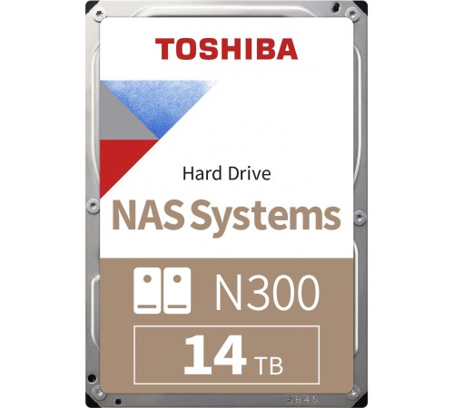 Жесткий диск/ HDD Toshiba SATA3 14Tb 3.5" 7200 NAS 256Mb (N300)
