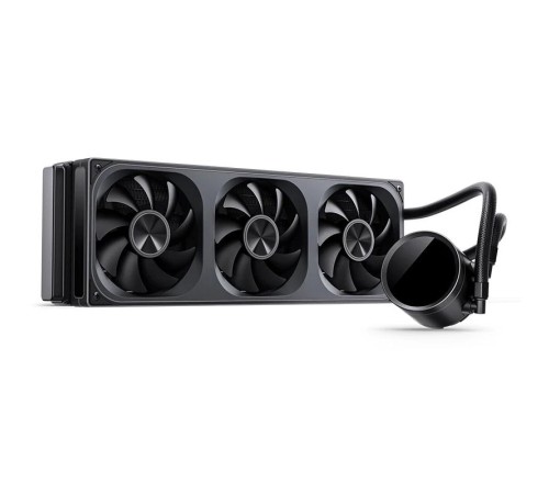 Система жидкостного охлаждения/ Water Cooling System JONSBO TH-360 Black (300W, 360mm, LED temp., Black, ARGB/ Fans: 3x120mm, 62.4CFM, 37.3dBA, 2400RPM/ Pump height 72mm, 30dBA, 2400RPM, Rad thickness 27mm/ S: 1851, 1700, 1200, 115X, AM5, AM4) Система жидкостного охлаждения/ Water Cooling System JONSBO TH-360 Black (300W, 360mm, LED temp., Black, ARGB/ Fans: 3x120mm, 62.4CFM, 37.3dBA, 2400RPM/ Pump height 72mm, 30dBA, 2400RPM, Rad thickness 27mm/ S: 1851, 1700, 1200, 115X, AM5, AM4)