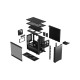 Корпус ПК без блока питания/ Case Fractal Design Define 7 Nano TG Light Tint, Mini-Tower, 1x120mm + 1x140mm, 2xUSB-A 2.0 + 2xUSB-A 3.2 + 1xUSB 3.2 Type-C mITX, mDTX Black