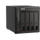 Сетевое хранилище без дисков/ SMB QNAP TS-453E-8G NAS, 4-tray w/o HDD. 2xHDMI-port. 4-core Celeron J6412 2-2.6 GHz, 8GB DDR, 2x2.5Gb LAN, 2 x M.2 2280 PCIe Gen 3 x2, 2x USB 3.2 Gen 2 (10Gbps) Port, 2x USB 2.0 port