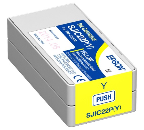 Картридж/ Epson SJIC22P(Y): INK CARTRIDGE FOR TM-C3500
