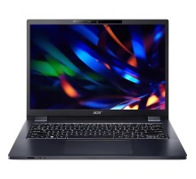 Ноутбук/ ACER TravelMate TMP414-53-58P2 14"(1920x1200 (матовый) IPS)/Intel Core i5 1335U(1.3Ghz)/16384Mb/512PCISSDGb/noDVD/Int:Intel HD/Cam/BT/WiFi/56WHr/war 1y/1.4kg/Silver/Win11Pro