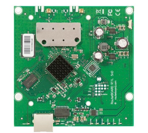 Точка доступа MikroTik 911 Lite5 dual with 600MHz Atheros CPU, 64MB RAM, 1x LAN, built-in 5Ghz 802.11a/n  2x2 two chain wireless, 2xMMCX connectors, RouterOS L3