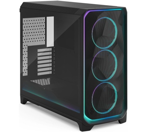 Корпус ПК без блока питания/ Case Fractal Design Meshify 3 XL Solid, Full-Tower, 3x140mm, 2xUSB-A 3.2 + 1xUSB 3.2 Type-C, SSI-EEB, SSI-CEB, ATX, mATX, mITX Black