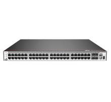 Коммутатор Huawei S5731-H48T4XC (48*10/100/1000BASE-T ports, 4*10GE SFP+ ports, 1*expansion slot, 2*600W AC, Basic SW)