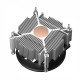 Кулер для процессора/ CPU Cooler PCCooler R95-I (95W, 4-pin PWM, 60mm, Al/Cu, -mm, 1x95mm, 38.61CFM, 31.2dBA, 2800RPM, S: 1200/115X/1700/1851, silver, black)