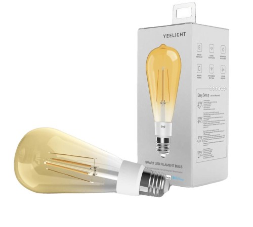 Умная светодиодная филаментная лампа Yeelight Smart LED Filament Bulb ST64 YLDP23YL (Вскрытая упаковка) Умная светодиодная филаментная лампа Yeelight Smart LED Filament Bulb ST64 YLDP23YL (Вскрытая упаковка)