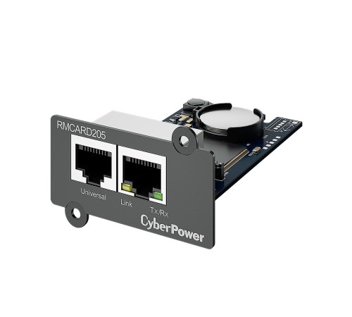 Карта удаленного управления для ИБП/ Remote management SNMP card RMCARD205 for OL, OLS, PR, OR series UPSs, PowerPanel® Business Edition software, сompatible with ENVIROSENSOR, 0.15x0.15x0.07m., 0.2kg. Карта удаленного управления для ИБП/ Remote management SNMP card RMCARD205 for OL, OLS, PR, OR series UPSs, PowerPanel® Business Edition software, сompatible with ENVIROSENSOR, 0.15x0.15x0.07m., 0.2kg.
