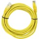 Патчкорд/ Патчкорд литой "Telecom" UTP кат.5е 5,0м желтый