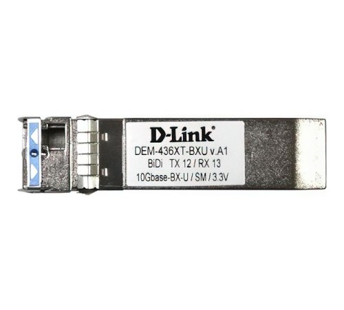Трансивер/ 436XT-BXU/40KM WDM SFP+ Transceiver, 10GBase-ER, Simplex LC, TX: 1270nm, RX: 1330nm, Single-mode, 40KM Трансивер/ 436XT-BXU/40KM WDM SFP+ Transceiver, 10GBase-ER, Simplex LC, TX: 1270nm, RX: 1330nm, Single-mode, 40KM