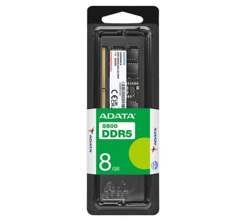 Оперативная память ADATA DDR5 DIMM 8GB 5600MHz 1*8GB 46-45-45 SINGLE TRAY