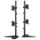 ONKRON кронштейн для двух мониторов 13"-34" настольный, чёрный D208FS (Мятая упаковка)