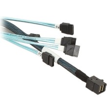 кабель Cable, SFF-8643 - 4*SATA (MiniSAS HD -to- 4*SATA), 1m (analog LSI00411, 2279800-R, L5-00221-00, MD-6705050-100)